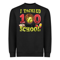 I Tackled Days Of School Softball Heavyweight Sweatshirt | Teevron
