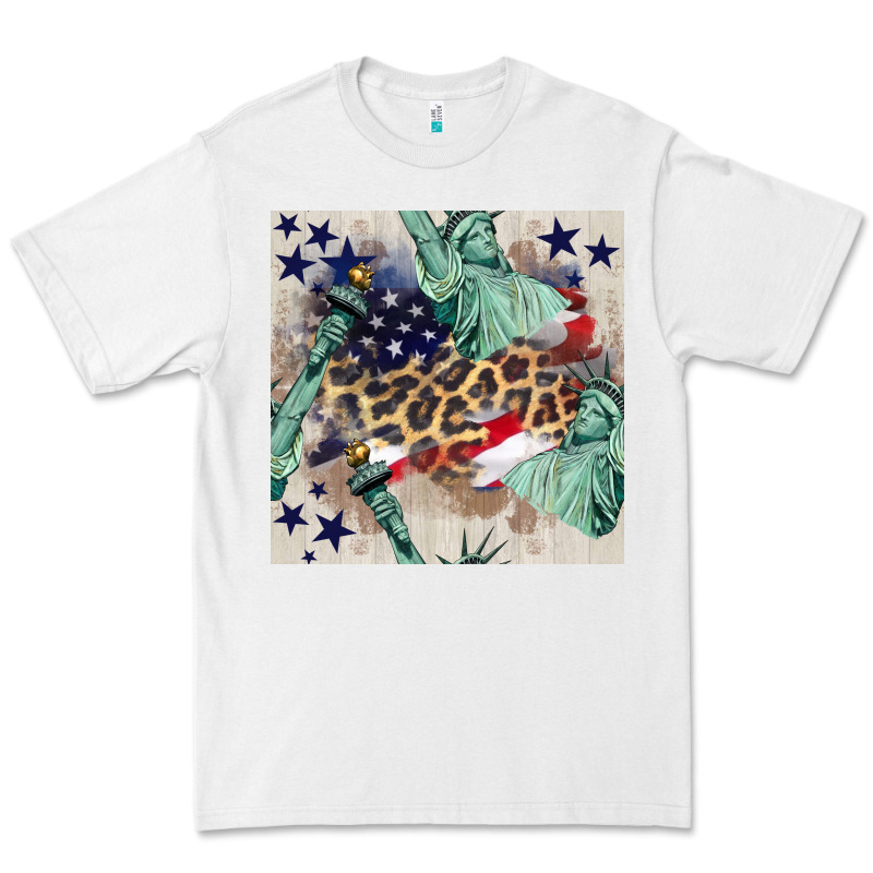 Statue Of Liberty Leopard Premium Tee by BundleAndBundleShop | Teevron