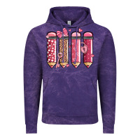 Cloud Purple valentine' day teacher school pencils Vintage Hoodie - MaliasSmallBusiness