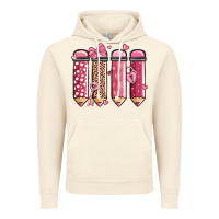 Vintage Artic valentine' day teacher school pencils Vintage Hoodie - MaliasSmallBusiness