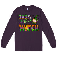 Plum 100  that witch Long Sleeve Tee - BundleAndBundleShop