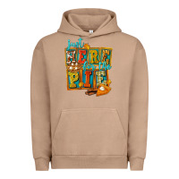 Pigment Burro Just Here For The Pie Urban Hoodie - FaDigitalArtStudio