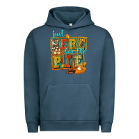Pigment Midnight Navy Just Here For The Pie Urban Hoodie - FaDigitalArtStudio