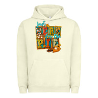 Pigment Pistachio Just Here For The Pie Urban Hoodie - FaDigitalArtStudio