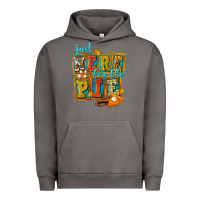 Pigment Tornado Just Here For The Pie Urban Hoodie - FaDigitalArtStudio