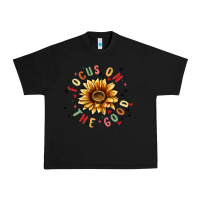 Black focus on the good Urban Heavy Tee - MaliasSmallBusiness