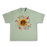 Oil Green focus on the good Urban Heavy Tee - MaliasSmallBusiness