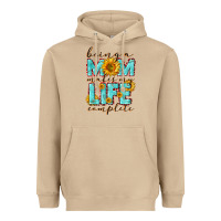 Mushroom Being a Mom makes my life complete Mother's Day Heavyweight Hoodie - CowGirlArtShop
