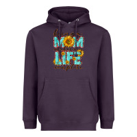Plum Being a Mom makes my life complete Mother's Day Heavyweight Hoodie - CowGirlArtShop