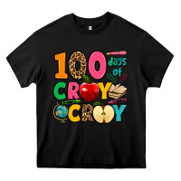 Black 100 days of cray cray Heavy Core Tee - Jasminsmagicworld