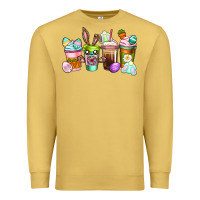 Antique Gold Easter coffee cups Easter Day Premium Sweatshirt - CowGirlArtShop