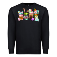 Black Easter coffee cups Easter Day Premium Sweatshirt - CowGirlArtShop
