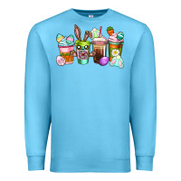 Ocean Blue Easter coffee cups Easter Day Premium Sweatshirt - CowGirlArtShop