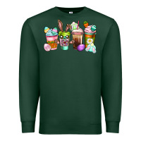 Sports Green Easter coffee cups Easter Day Premium Sweatshirt - CowGirlArtShop