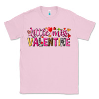 Bubblegum Pink little miss valentine Classic Tee - NancyCooperArtShop