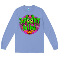 Colony Blue spooky mimi Long Sleeve Tee - BundleAndBundleShop