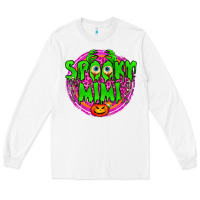 White spooky mimi Long Sleeve Tee - BundleAndBundleShop