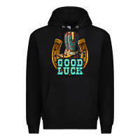 Black good luck Premium Hoodie - JahusDesignShop