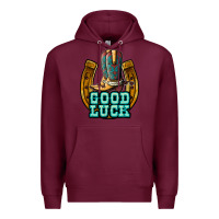 Burgundy good luck Premium Hoodie - JahusDesignShop