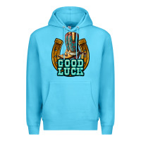 Ocean Blue good luck Premium Hoodie - JahusDesignShop