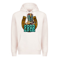 Pale Pink good luck Premium Hoodie - JahusDesignShop