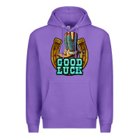 Purple good luck Premium Hoodie - JahusDesignShop