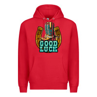 Red good luck Premium Hoodie - JahusDesignShop