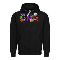 Black Halloween CNA Certified Nursing Assistant Zipper Hoodie - NancyCooperArtShop