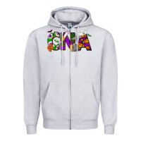 Heather Grey Halloween CNA Certified Nursing Assistant Zipper Hoodie - NancyCooperArtShop