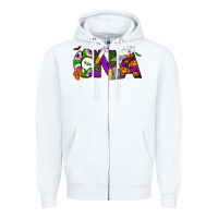 White Halloween CNA Certified Nursing Assistant Zipper Hoodie - NancyCooperArtShop