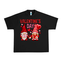 Black valentines day with gnomies Urban Heavy Tee - NancyCooperArtShop