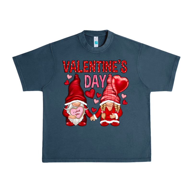 Valentines Day With Gnomies Urban Heavy Tee by NancyCooperArtShop | Teevron