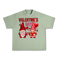 Oil Green valentines day with gnomies Urban Heavy Tee - NancyCooperArtShop