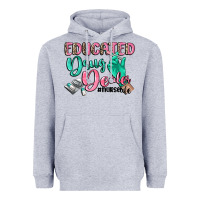 Heather Grey Educated drug dealer Nurse life Heavyweight Hoodie - CowGirlArtShop
