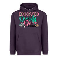 Plum Educated drug dealer Nurse life Heavyweight Hoodie - CowGirlArtShop