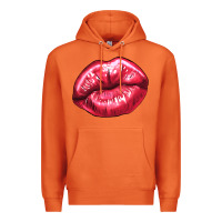 Carrot Lip mark Valentine's Day Premium Hoodie - HowdyJamesFarm
