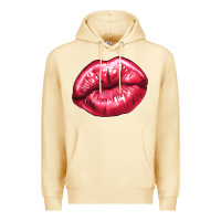 Pina Colada Lip mark Valentine's Day Premium Hoodie - HowdyJamesFarm