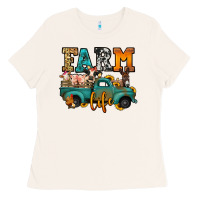 Bone farm life farm animals truck Ladies Tee - Jasminsmagicworld