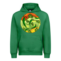 Emerald hispanic heritage month round earrings 1 Urban Hoodie - BundleAndBundleShop