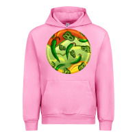 Fuchsia Pink hispanic heritage month round earrings 1 Urban Hoodie - BundleAndBundleShop