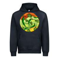 Navy hispanic heritage month round earrings 1 Urban Hoodie - BundleAndBundleShop
