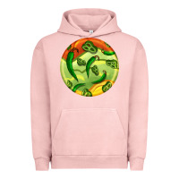 Pigment Salmon hispanic heritage month round earrings 1 Urban Hoodie - BundleAndBundleShop