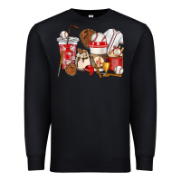 Black Baseball coffee cups Premium Sweatshirt - HowdyJamesFarm