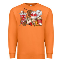 Carrot Baseball coffee cups Premium Sweatshirt - HowdyJamesFarm