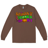 Chestnut spooky with lightning bolt Long Sleeve Tee - BundleAndBundleShop