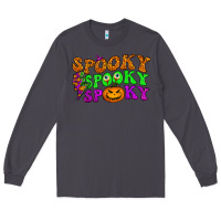 Smoke spooky with lightning bolt Long Sleeve Tee - BundleAndBundleShop