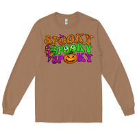 Toasted Coconut spooky with lightning bolt Long Sleeve Tee - BundleAndBundleShop