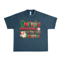 Midnight Navy merry christmas ya filthy animal Urban Heavy Tee - MaliasSmallBusiness