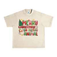 Sandshell merry christmas ya filthy animal Urban Heavy Tee - MaliasSmallBusiness