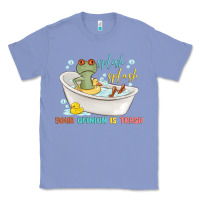 Colony Blue splash splash your opinion is trash Classic Tee - MaliasSmallBusiness
